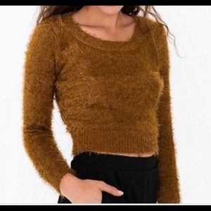 ✨SUPER CUTE FUZZY AMERICAN APPAREL SWEATER✨